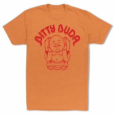 Bitty-Buda-Logo-Men-T-Shirt-Orange