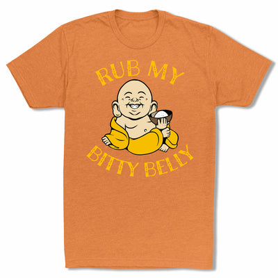 Rub-My-Bitty-Belly-Bitty-Buda-Men-T-Shirt-Orange