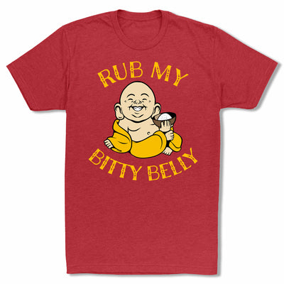 Rub-My-Bitty-Belly-Bitty-Buda-Men-T-Shirt-Red