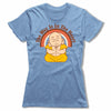 The-Way-Is-In-The-Heart-Bitty-Buda-Women-T-Shirt-Blue