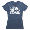 Life-Is-Good-Bitty-Buda-Women-T-Shirt-Blue