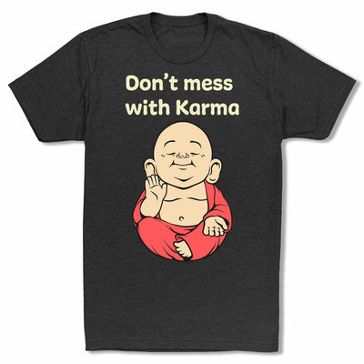 Don’t-Mess-With-Karma-Bitty-Buda-Men-T-Shirt-Black